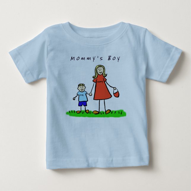 Mommy's Boy Shirt (Blond) (Vorderseite)