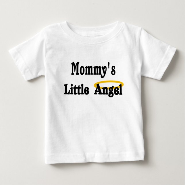mommys Engelchen Baby T-shirt (Vorderseite)
