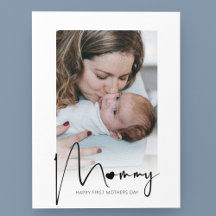 Mommy's First Mütter Day Card