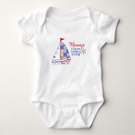 Mommy's Future Sailing Buddy Bodysuit Baby Strampler