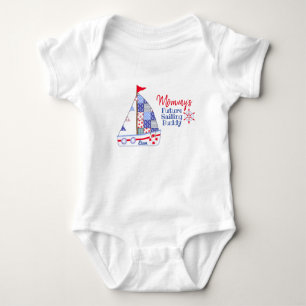 Mommy's Future Sailing Buddy Bodysuit Baby Strampler