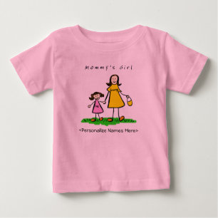 Mommy's Girl - Brünett Mother & Daughter Shirt