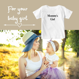 Mommy's Girl Matching Mommy and Me Baby T-shirt