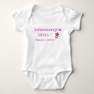 Mommy's Girl Psalm 139:19 Collection Baby Bodysuit Strampler