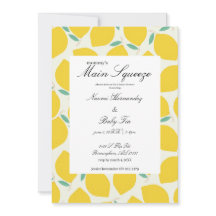 Mommy's Haupt Squeeze Lemon Citrus Baby Dusche