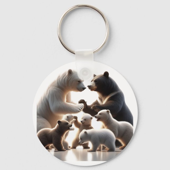 Mommys Keys 🔑 💙 💓 Schlüsselanhänger (Vorderseite)