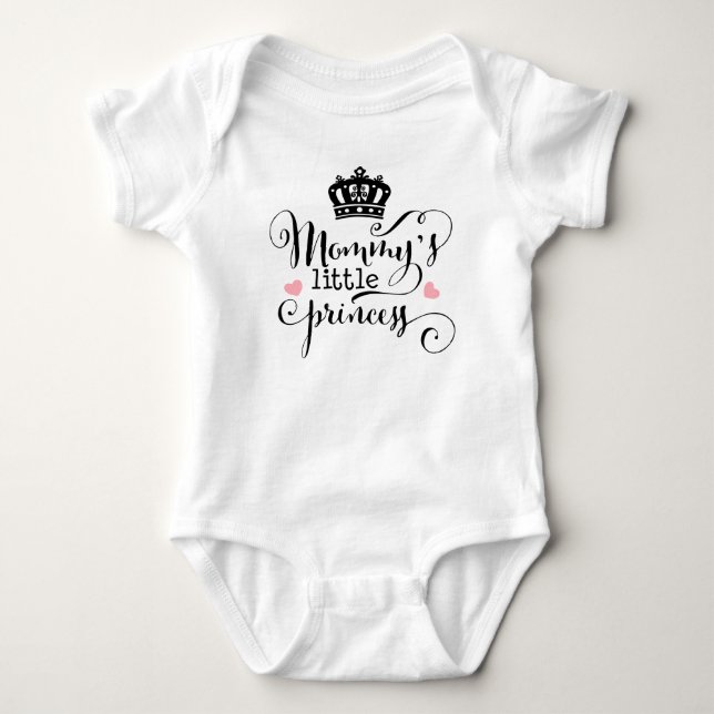 Mommy's kleine Prinzessin ein Stück für Baby Strampler (Vorderseite)