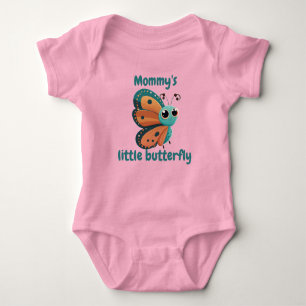 Mommy's kleiner Baby-Schmetterling-Bodysuit Baby Strampler
