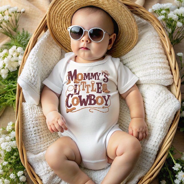 Mommy's kleiner Cowboy Baby Strampler (Von Creator hochgeladen)