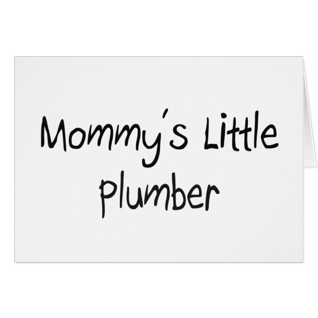 Mommys kleiner Klempner (Vorderseite (Horizontal))
