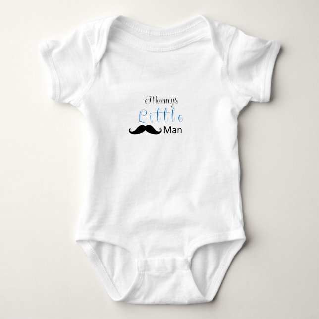 Mommy's Kleiner Mann Baby Strampler (Vorderseite)