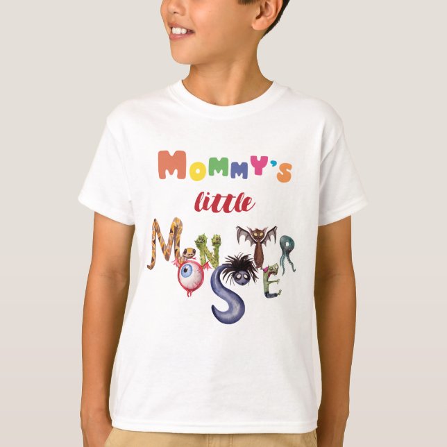 Mommys kleiner Monster-T - Shirt (Vorderseite)