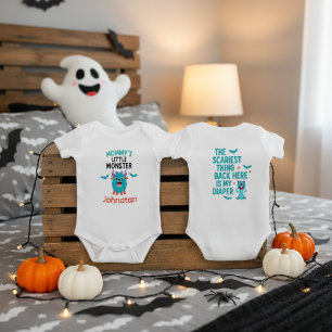 Mommys kleines Halloween-Monster Lustig Baby Strampler