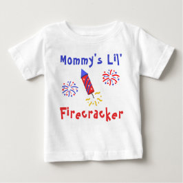 Mommy's Lil' Firecracker am 4. Juli Baby T-shirt