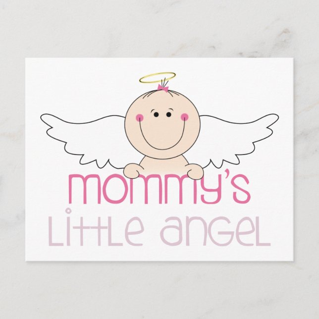 Mommys Little Angel Postkarte (Vorderseite)