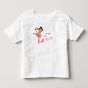 Mommy's Little Ballerina (Schwarzes Haar) Kleinkind T-shirt