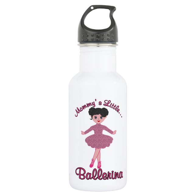 Mommys Little Ballerina Trinkflasche (Vorderseite)