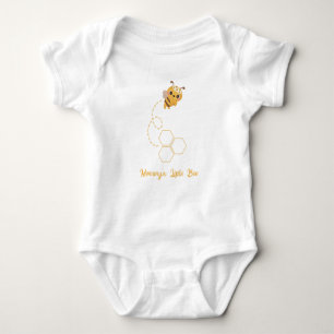 Mommy's Little Bee Gender-Neutral-Individuelle Nam Baby Strampler