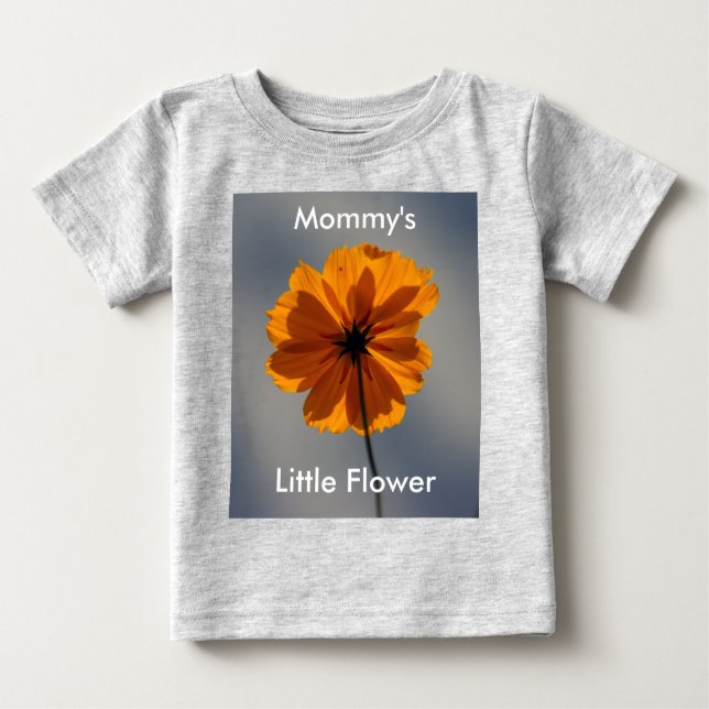 Mommy's Little Blume Baby Anzug Dress Baby T-shirt (Vorderseite)