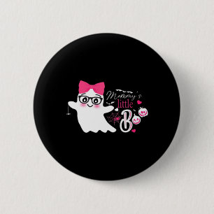 Mommy's Little Boo Halloween Button
