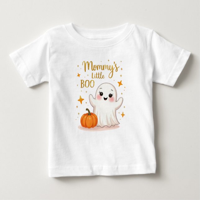 Mommy's Little BOO Halloween-Kleinkind Baby T-shirt (Vorderseite)