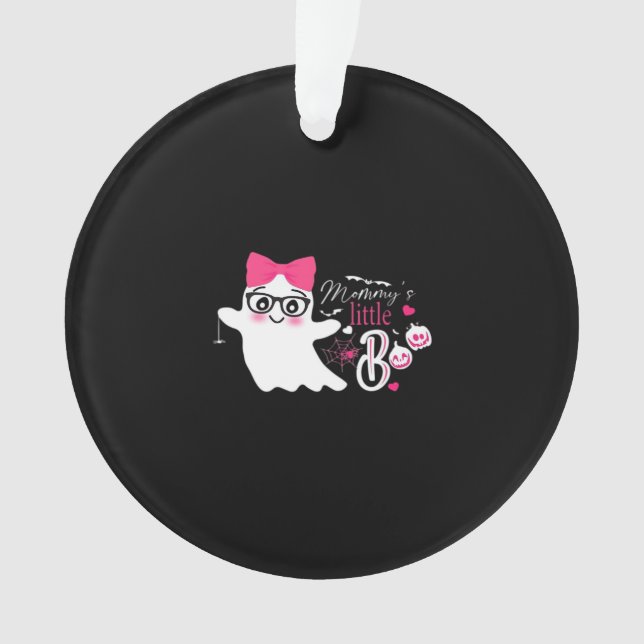 Mommy's Little Boo Halloween Ornament (Vorderseite)