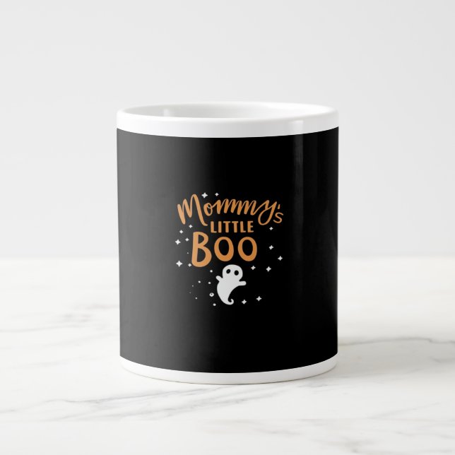 Mommy's Little Boo - Happy Halloween Jumbo-Tasse (Vorderseite)