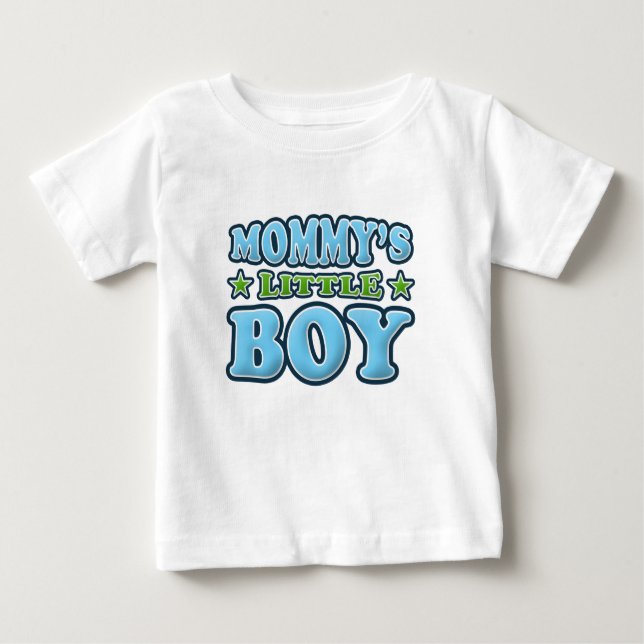 Mommy's Little Boy Baby T-shirt (Vorderseite)