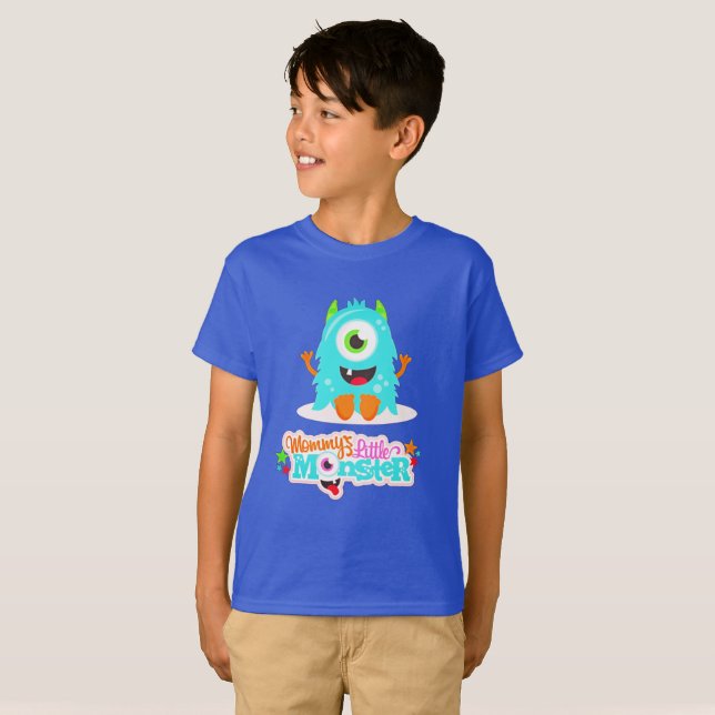 Mommys Little Boy Monster T-Shirt (Vorne ganz)