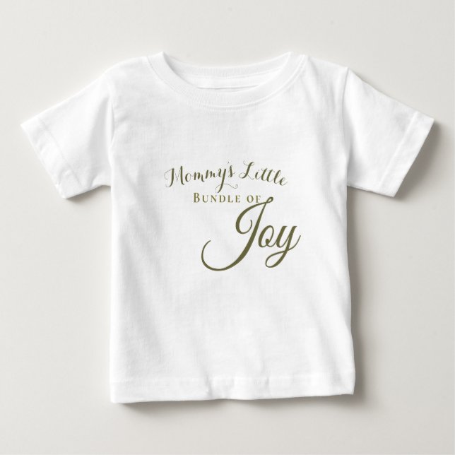 Mommys Little Bundle of Joy Baby T - Shirt (Vorderseite)