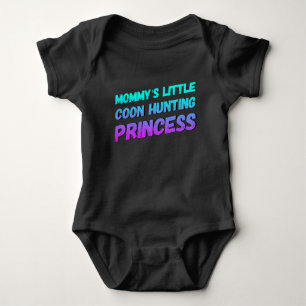 Mommy's Little Coon Junting Princess Baby Bodysuit Strampler