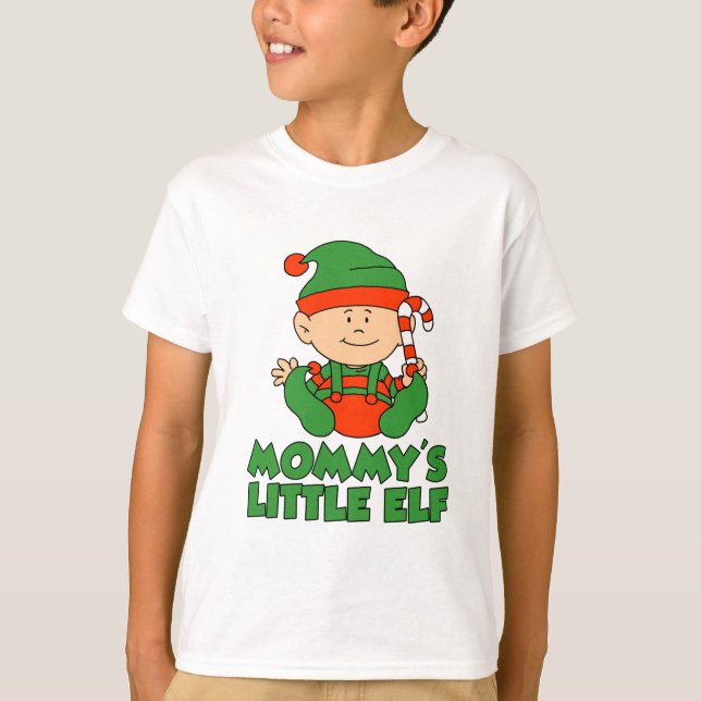Mommy's Little Elf T-Shirt (Vorderseite)