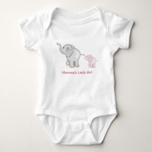 Mommy's Little Girl Elephant T - Shirt