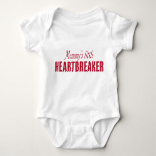 Mommy's Little Heartbreaker Valentine's Day T-Shir Baby Strampler
