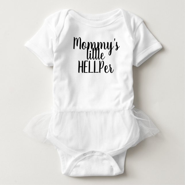 Mommy's Little HELLPer Baby T-shirt (Vorderseite)