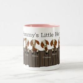 Mommys Little Herd 8 Ziegen Zweifarbige Tasse