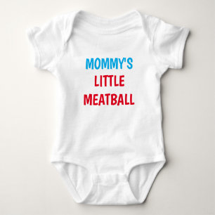 Mommy's Little Meatball Baby Strampler