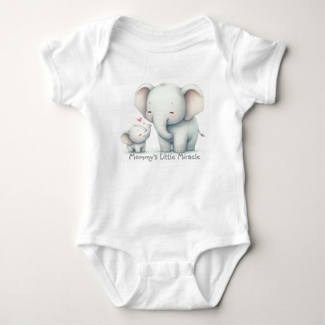 Mommy's Little Miracle Baby Bodysuit Strampler (Vorderseite)