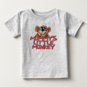 Mommy's Little Monkey Baby T-shirt