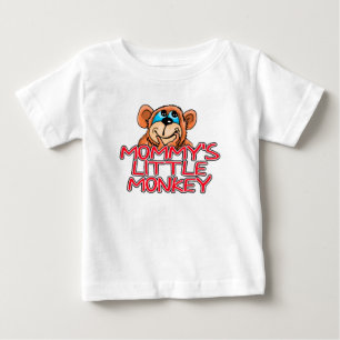 Mommy's Little Monkey Baby T-shirt
