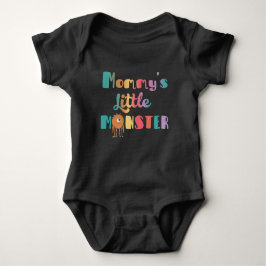 Mommy's Little Monster Baby Bodysuit Baby Strampler