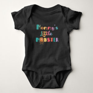 Mommy's Little Monster Baby Bodysuit Strampler