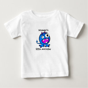 Mommy's Little Monster - Blue Version Baby T-shirt
