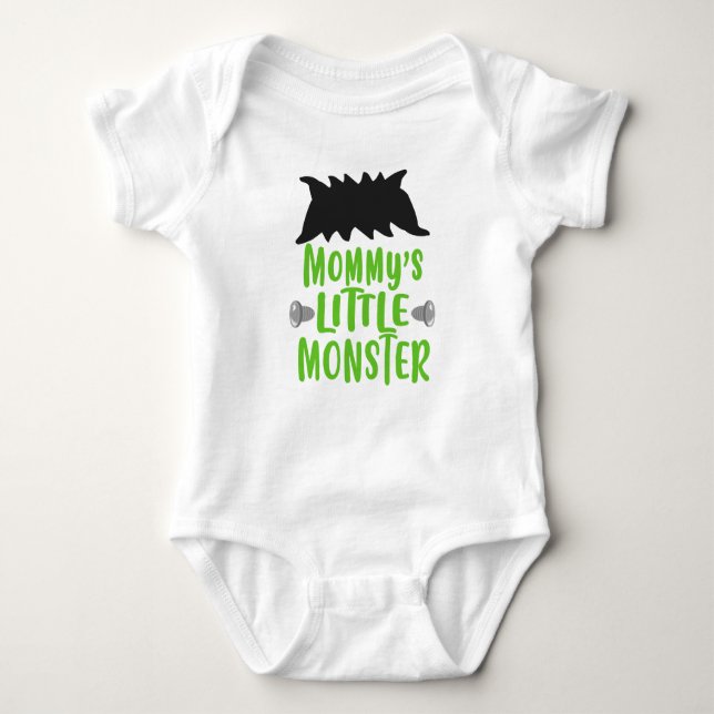Mommy's Little Monster Halloween Baby Strampler (Vorderseite)