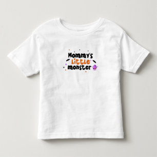Mommy's Little Monster Niedliches Halloween Kleinkind T-shirt