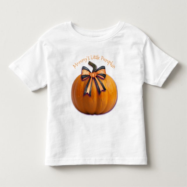 "Mommy's Little Pumpkin" T - Shirt für Kleinkind (Vorderseite)