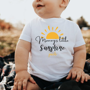 Mommy's Little Sunshine Custom Funny Geschenk Neug Baby T-shirt