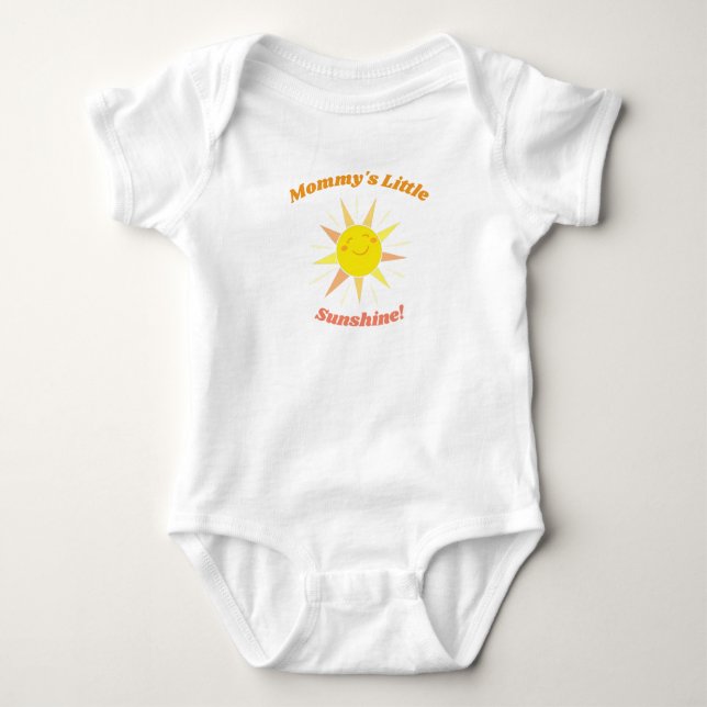 Mommy's Little Sunshine New Baby Gift Strampler (Vorderseite)