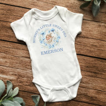Mommy's Little Sweet Pea Baby T - Shirt oder Stram
