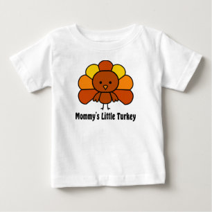 Mommys Little Turkey Baby T-shirt